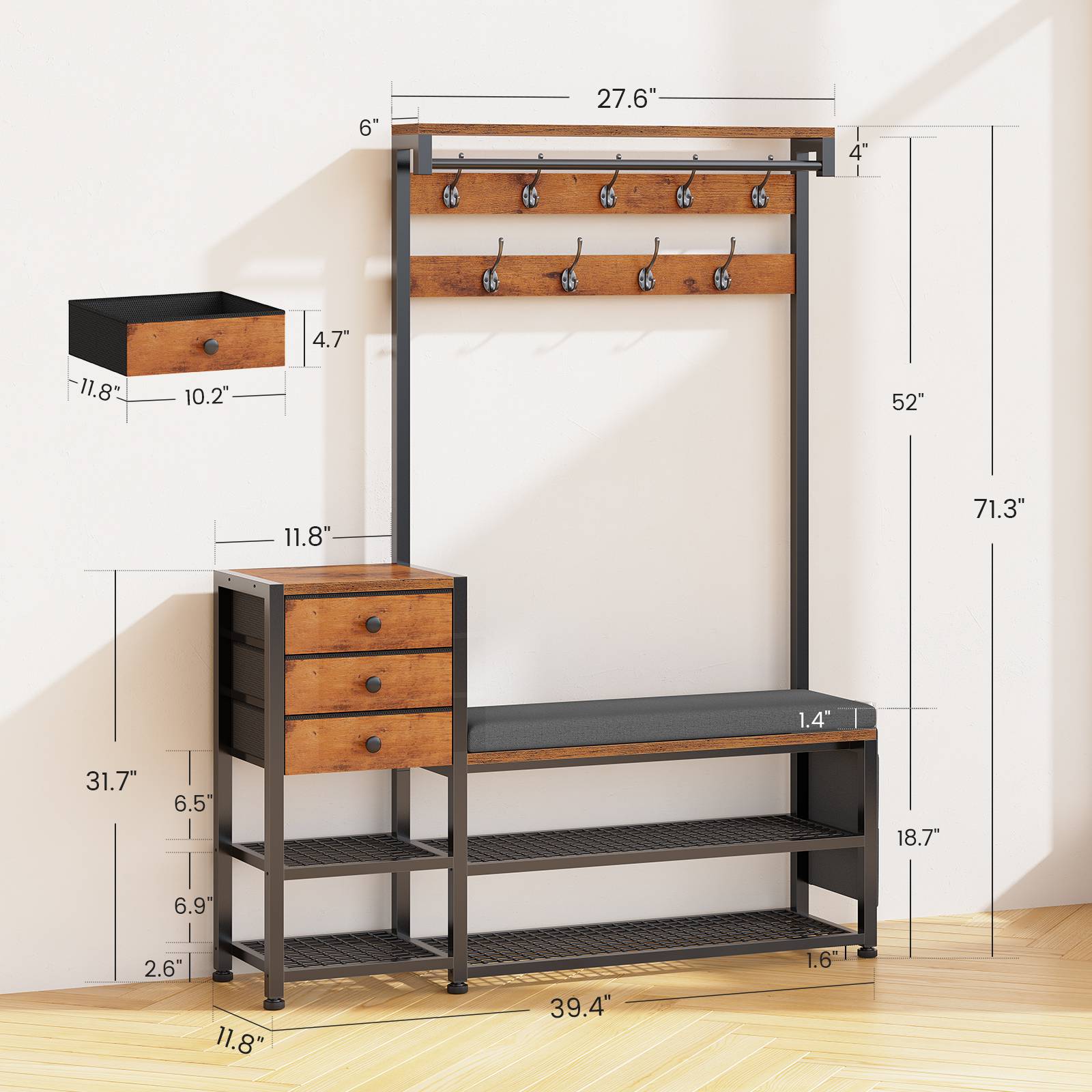 2 person desk